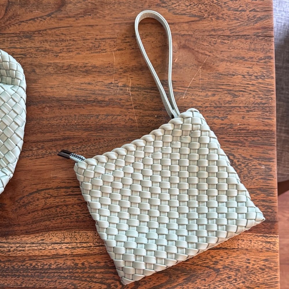 Source Unknown Mint Green Woven Shoulder Bag - Picture 7 of 9